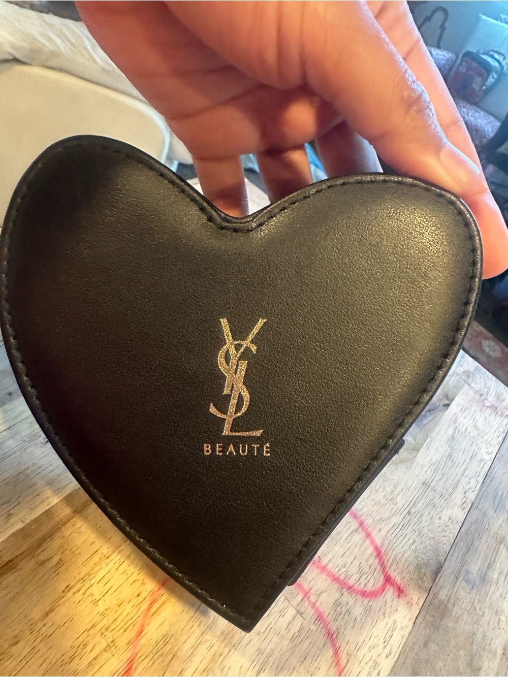 Yves Saint Laurent Heart Cosmetic Case